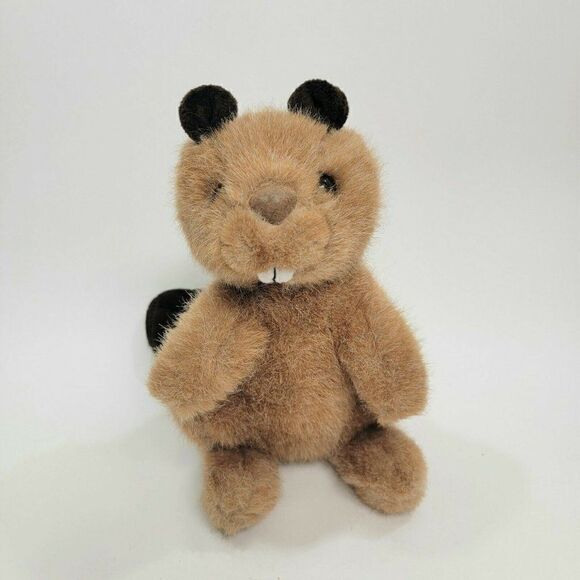 Vintage  1989 APPLAUSE Bravo BEAVER Sherwood Plush 10" - Picture 2 of 7